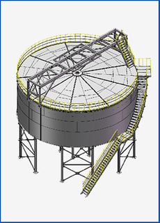 Tanque espessador de lodo gravitacional Toncin