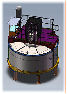 Processamento mineral GNZ Central Drive Tanque de sedimentação de tanque espessante de alta taxa para mineração de ouro