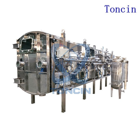 Toncin QPBF Filtro de correia de vácuo de borracha horizontal completamente fechado, desidratação de alto rendimento e lavagem de bolo