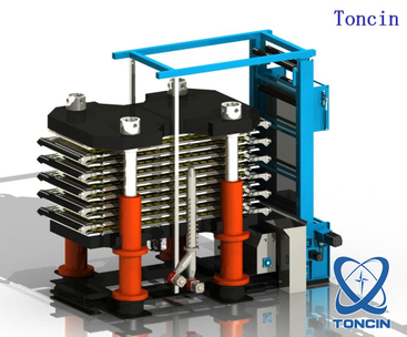 China Toncin Tower Press Filtro para processamento de ouro Pressione Filtro vertical