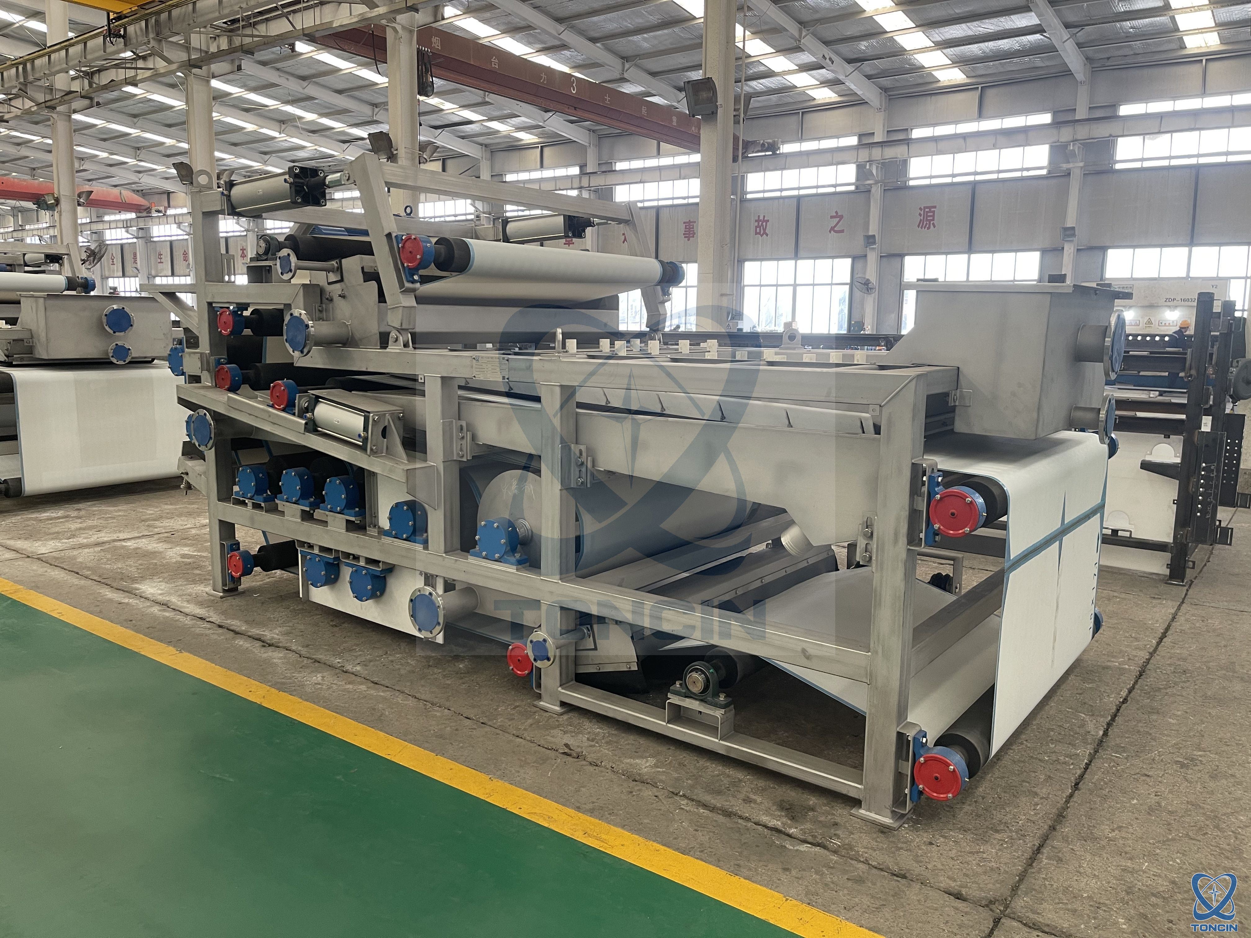 Toncin Filtro prensa de correia para processos de lixiviação de líquidos